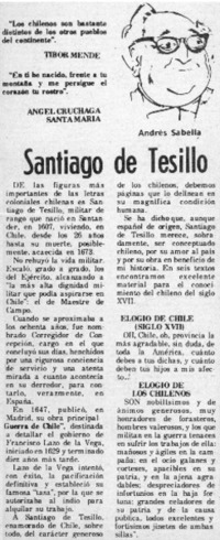Santiago de Tesillo Santiago de Tesillo