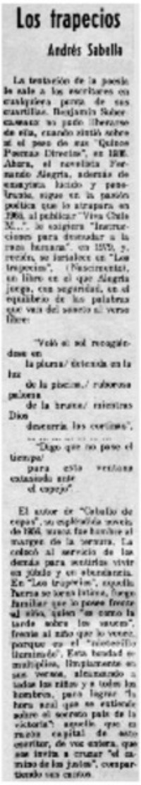Los trapecios Los trapecios