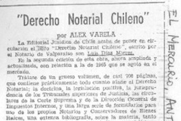 Derecho notarial chileno" Derecho notarial chileno"