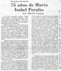75 años de María Isabel Peralta 75 años de María Isabel Peralta