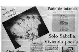 Sólo Sabella: viviendo poesía : Sólo Sabella: viviendo poesía :