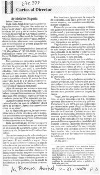 Aristóteles España Aristóteles España