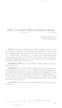 2666 y la ciudad maldita de Roberto Bolaño 2666 y la ciudad maldita de Roberto Bolaño
