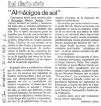 Almácigos de sol Almácigos de sol