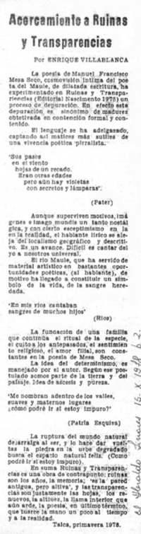 Acercamiento a ruinas y transparencias Acercamiento a ruinas y transparencias
