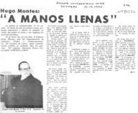 A manos llenas" A manos llenas"