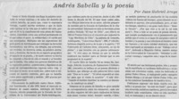 Andrés Sabella y la poesía Andrés Sabella y la poesía