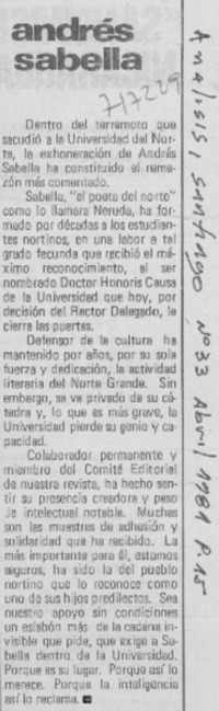 Andrés Sabella. Andrés Sabella.