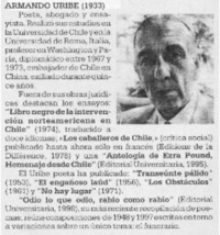 Armando Uribe (1933) Armando Uribe (1933)