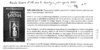Adicción a sectas Adicción a sectas