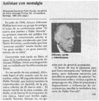 Amistad con nostalgia Amistad con nostalgia