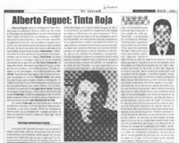Alberto Fuguet: Tinta rojas Alberto Fuguet: Tinta rojas