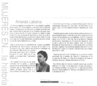 Amanda Labarca Amanda Labarca