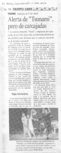 Alerta de "Tsunami" pero de carcajadas Alerta de "Tsunami" pero de carcajadas
