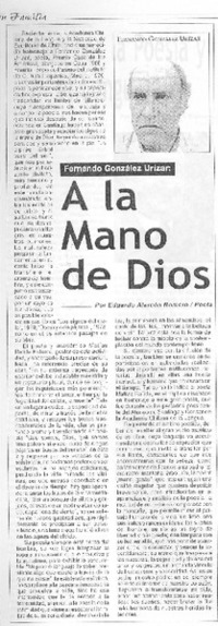 A la mano de Dios A la mano de Dios