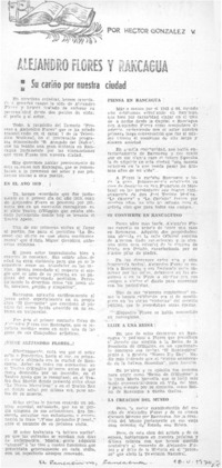 Alejandro Flores y Rancagua Alejandro Flores y Rancagua