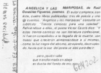 Angélica y las mariposas. Angélica y las mariposas.