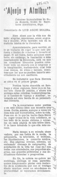Ajenjo y almíbar Ajenjo y almíbar