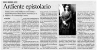 Ardiente epistolario Ardiente epistolario