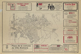 Plano de la Comuna de Villa Alemana.