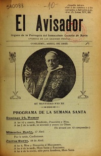 El Avisador (Coelemu, Chile: 1935-1936)