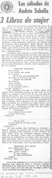 3 libros de mujer