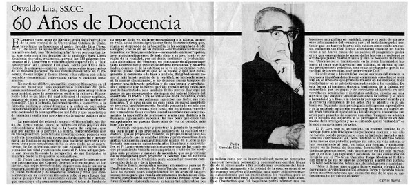 60 años de docencia