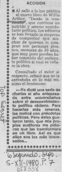 Acogida.