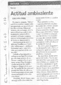Actitud ambivalente