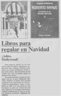 Adiós, Hollywood!