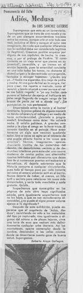 Adiós, medusa