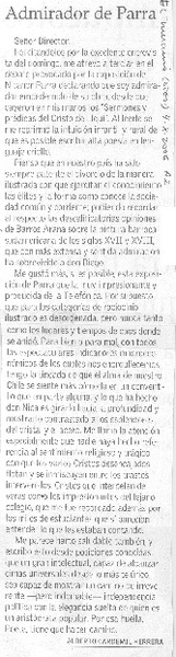 Admirador de Parra