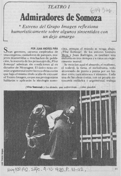 Admiradores de Somaza.