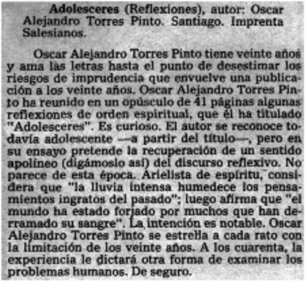 Adolesceres