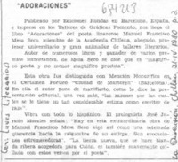 Adoraciones.
