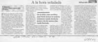 A la hora señalada  [artículo] Guillermo Cádiz