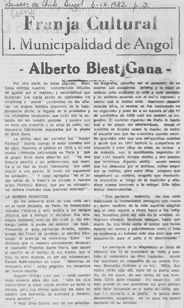 Alberto Blest Gana.