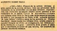 Alberto Blest Gana.  [artículo]