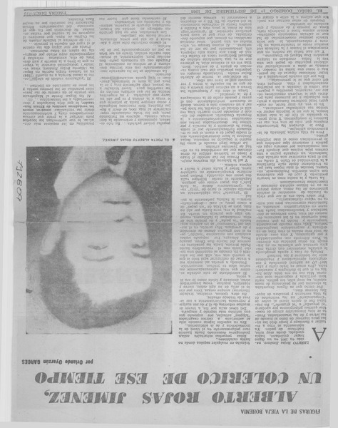 Alberto Rojas Jiménez, un colérico de ese tiempo