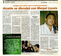 Alcalde se disculpó con Margot Loyola  [artículo]César Hormazabal.