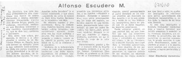 Alfonso Escudero M