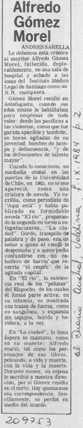 Alfredo Gómez Morel