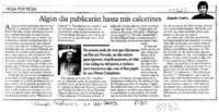 Algún día publicarán hasta mis calcetines