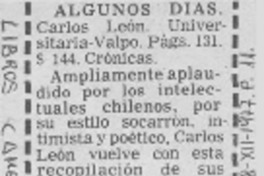 Algunos días.