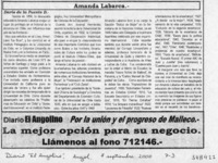 Amanda Labarca  [artículo] Darío de la Fuente D.