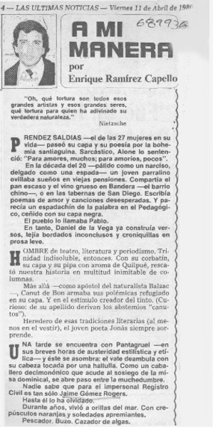 A mi manera