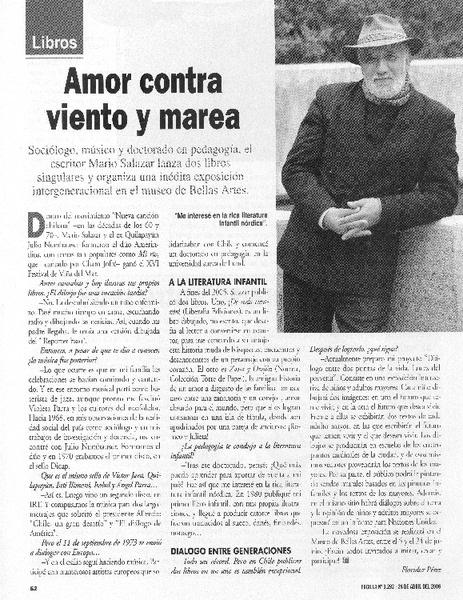 Amor contra viento y marea [entrevista]