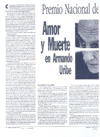 Amor y muerte en Armando Uribe