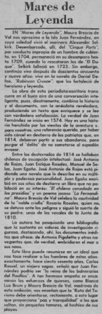 Mares de leyenda