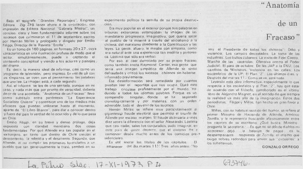 Anatomía de un fracaso